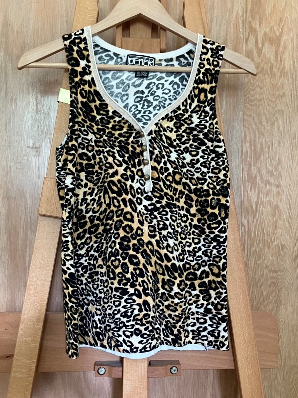 Vintage Berek cheetah top!